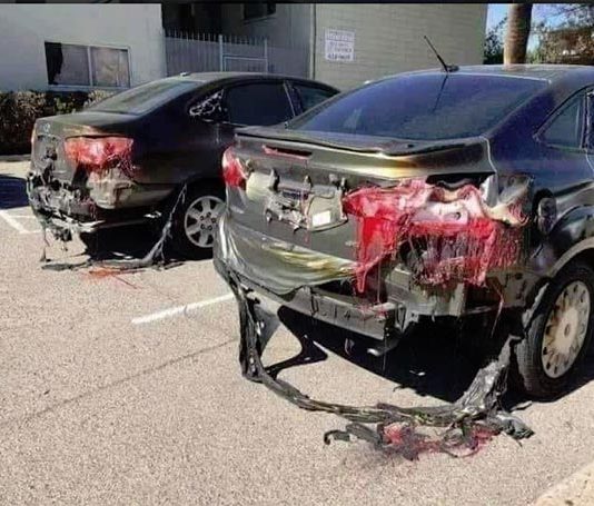 Në Arabi nxehtësia përvëluese shkrin makinat