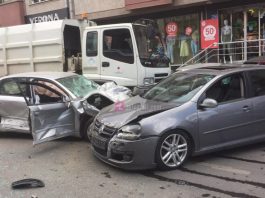 Ahmeti reagon pas aksidentit në Prishtinë, ku u përfshinë një kamion dhe nëntë vetura